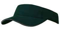 Brushed Heavy Cotton Visor with Adjustable Sandwich Strap thumbnail 14