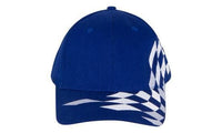 Brushed Heavy Cotton Caps with Check Pattern and Fabric Strap thumbnail 1