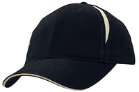 Brushed Heavy Cotton 6-Panel Cap with Crown Inserts & Sandwich thumbnail 4