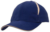 Brushed Heavy Cotton 6-Panel Cap with Crown Inserts & Sandwich thumbnail 7