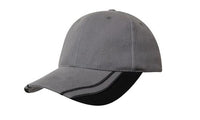 Brushed Heavy Cotton Baseball Cap with Curved Peak Inserts thumbnail 10