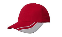 Brushed Heavy Cotton Baseball Cap with Curved Peak Inserts thumbnail 9