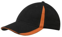 Brushed Heavy Cotton 6-Panel Low Profile Cap with Inserts thumbnail 4