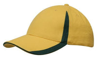 Brushed Heavy Cotton 6-Panel Low Profile Cap with Inserts thumbnail 11