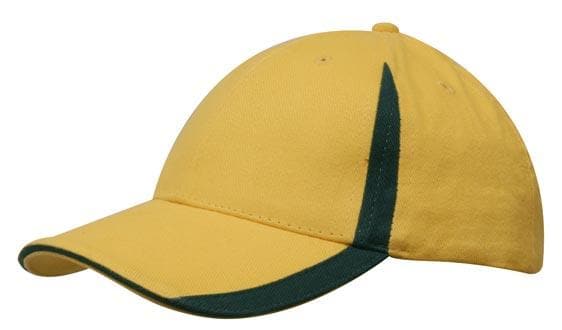 Brushed Heavy Cotton with Inserts on the Peak & Crown - madhats.com.au