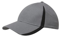 Brushed Heavy Cotton 6-Panel Low Profile Cap with Inserts thumbnail 9