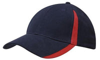 Brushed Heavy Cotton 6-Panel Low Profile Cap with Inserts thumbnail 13