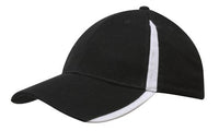 Brushed Heavy Cotton 6-Panel Low Profile Cap with Inserts thumbnail 7