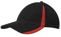 Brushed Heavy Cotton 6-Panel Low Profile Cap with Inserts thumbnail 5
