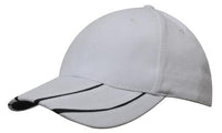 Brushed Heavy Cotton Cap with Laminated Two-Tone Peak thumbnail 11