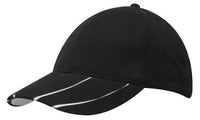 Brushed Heavy Cotton Cap with Laminated Two-Tone Peak thumbnail 4