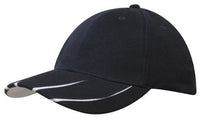 Brushed Heavy Cotton Cap with Laminated Two-Tone Peak thumbnail 8