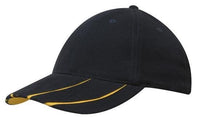Brushed Heavy Cotton Cap with Laminated Two-Tone Peak thumbnail 6