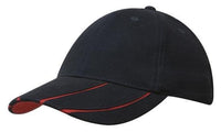 Brushed Heavy Cotton Cap with Laminated Two-Tone Peak thumbnail 7