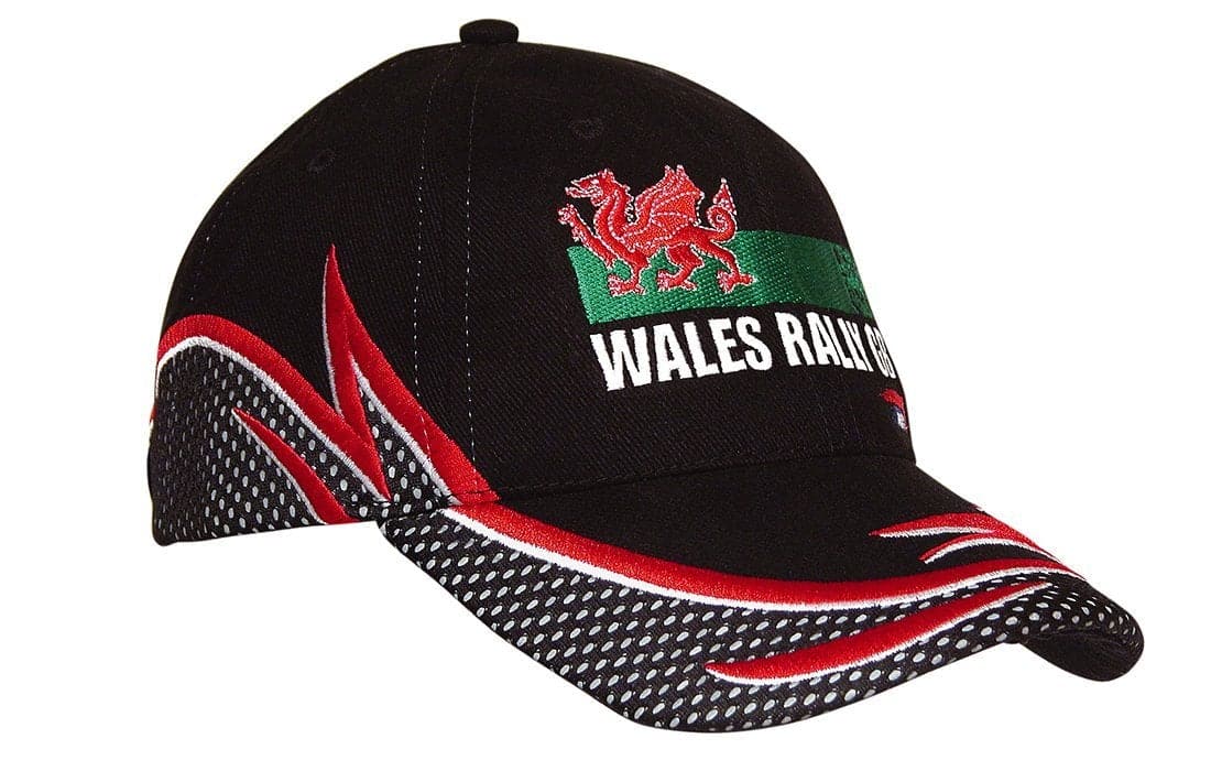 Brushed Heavy Cotton Cap with Mesh-Covered Reflective Trim