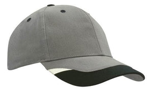Brushed Heavy Cotton with Peak Inserts & Printed Trim - madhats.com.au