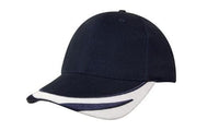 Brushed Heavy Cotton Cap with Peak Trim and Embroidery thumbnail 8