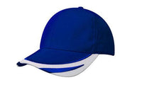 Brushed Heavy Cotton Cap with Peak Trim and Embroidery thumbnail 12
