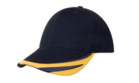 Brushed Heavy Cotton Cap with Peak Trim and Embroidery thumbnail 6