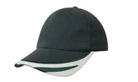 Brushed Heavy Cotton Cap with Peak Trim and Embroidery thumbnail 4