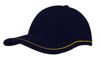 Brushed Heavy Cotton Cap with Piping on Peak & Crown thumbnail 8