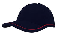 Brushed Heavy Cotton Cap with Piping on Peak & Crown thumbnail 9