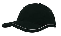 Brushed Heavy Cotton Cap with Piping on Peak & Crown thumbnail 6