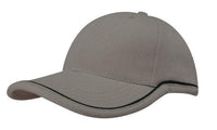 Brushed Heavy Cotton Cap with Piping on Peak & Crown thumbnail 7