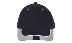 Brushed Heavy Cotton with Reflective Trim & Tab on Peak - madhats.com.au
