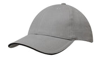 Brushed Heavy Cotton Cap with Sandwich Trim and Buckle Strap thumbnail 10