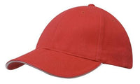 Brushed Heavy Cotton Cap with Sandwich Trim and Buckle Strap thumbnail 16