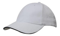 Brushed Heavy Cotton Cap with Sandwich Trim and Buckle Strap thumbnail 20