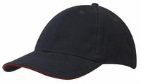 Brushed Heavy Cotton Cap with Sandwich Trim and Buckle Strap thumbnail 13