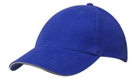 Brushed Heavy Cotton Cap with Sandwich Trim and Buckle Strap thumbnail 18