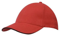Brushed Heavy Cotton Cap with Sandwich Trim and Buckle Strap thumbnail 15