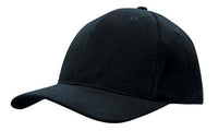 Brushed Heavy Cotton Snapback Cap with Pre-Curved Peak thumbnail 2