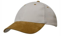 Brushed Heavy Cotton Cap with Suede Peak - Structured 6 Panel thumbnail 16