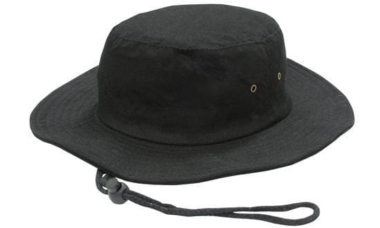 Brushed Heavy Sports Twill Wide Brim Hat with Sweatband