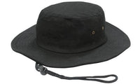 Brushed Heavy Sports Twill Wide Brim Hat with Sweatband thumbnail 1