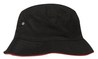 Brushed Sports Twill Bucket Hat with Metal Eyelets thumbnail 5