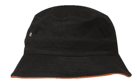 Brushed Sports Twill Bucket Hat - madhats.com.au