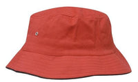 Brushed Sports Twill Bucket Hat with Metal Eyelets thumbnail 20