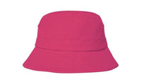 Brushed Sports Twill Adjustable Child Bucket Hat with Elastic Band thumbnail 7