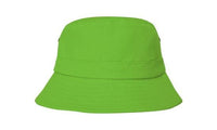 Brushed Sports Twill Adjustable Child Bucket Hat with Elastic Band thumbnail 8