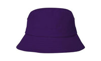 Brushed Sports Twill Adjustable Child Bucket Hat with Elastic Band thumbnail 5