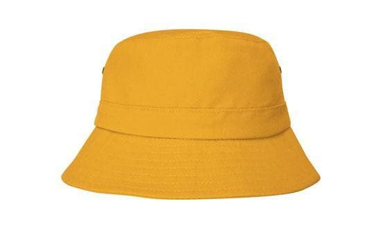 Brushed Sports Twill Youth Bucket Hat - madhats.com.au