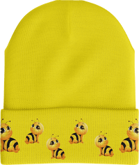Buzz Bee Reflective Insulated Acrylic Beanie thumbnail 4 buzz bee beanie - madhats.com.au