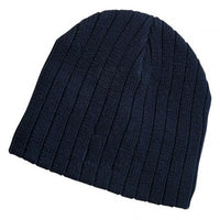 Premium Cable Knit Beanie with Fleece Lined Brow Band thumbnail 1