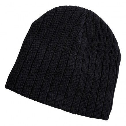 Premium Cable Knit Beanie with Fleece Lined Brow Band