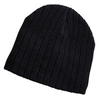 Premium Cable Knit Beanie with Fleece Lined Brow Band thumbnail 3